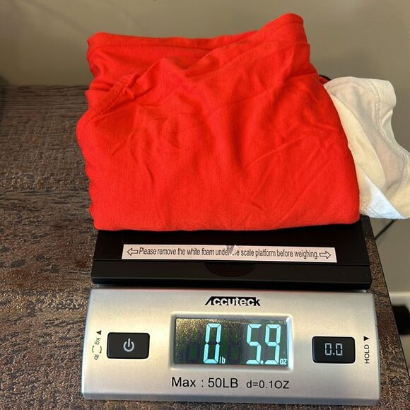 Calvin Klein Women's Orange Round Neck Sleeveless Blouse Top Size Large - Picture 8 of 8